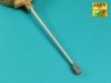 Aber 35L-120 105mm D1504 L/44 barrel with muzzle brake for Israeli Sherman M51 1/35